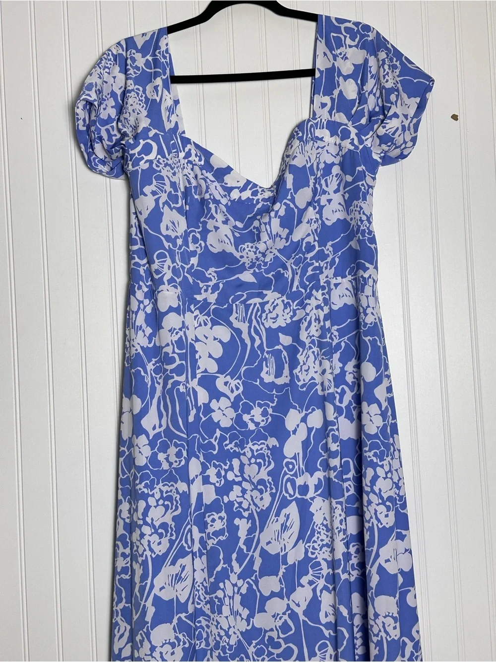The Camille Off-The-Shoulder Maxi Dress Abercrombie & Fitch XL Floral Wedding